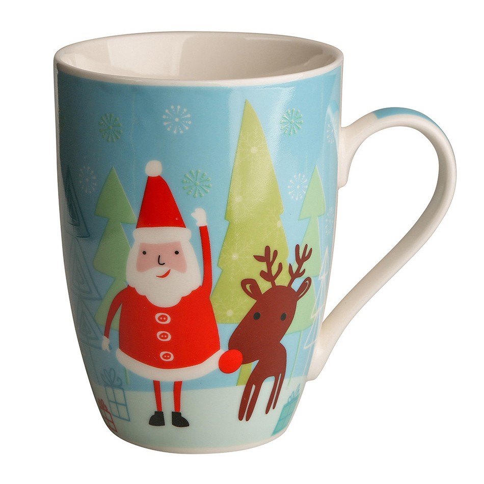 Altom Porcelánový hrnek vánoční Santa