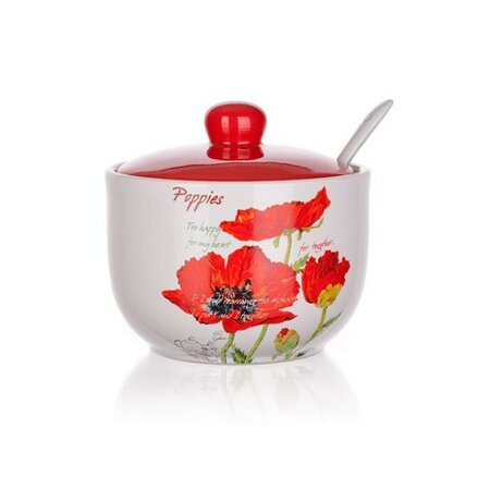 BANQUET Cukřenka se lžičkou Red Poppy OK 60ZF1168RP Banquet