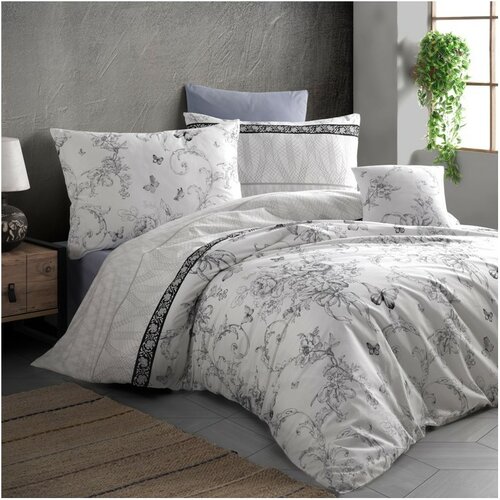 BedTex Bavlněné povlečení Alegra šedá BedTex