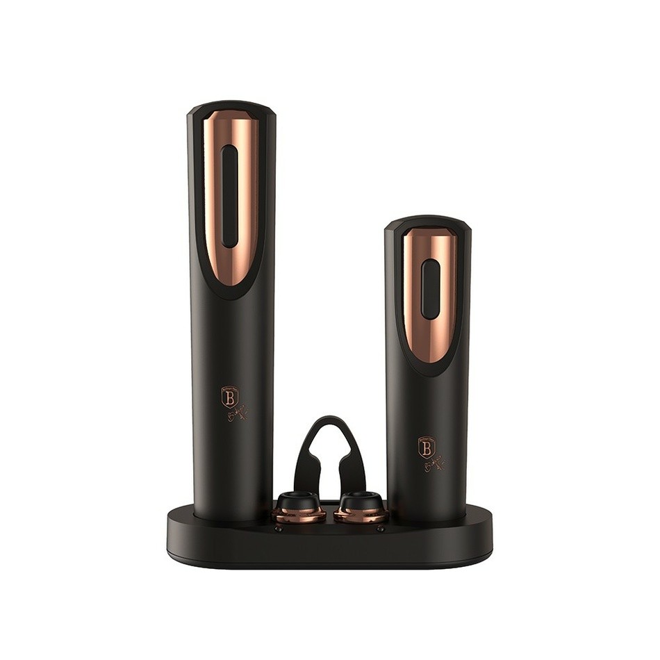 Berlinger Haus Vývrtka a vakuová pumpa na víno Black Rose Collection Berlinger Haus