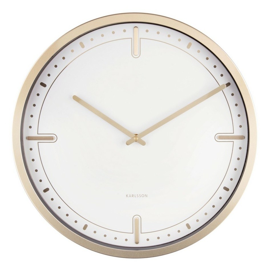 Karlsson 5727WH designové nástěnné hodiny