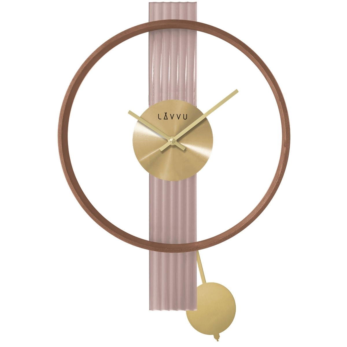 Lavvu LCT4090 dřevěné hodiny Art Deco
