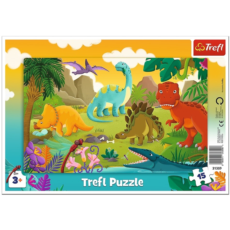 Trefl Puzzle Dinosauři