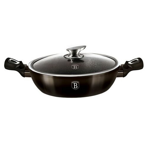Berlinger Haus Pánev hluboká s poklicí 28 cm Shiny Black Collection Berlinger Haus
