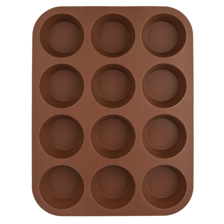 Orion Forma silikon MUFFINY 12 HNĚDÁ Orion