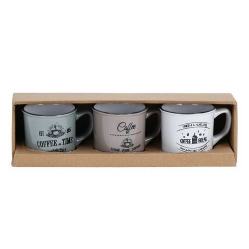 3dílná sada keramických hrnků Coffee1
