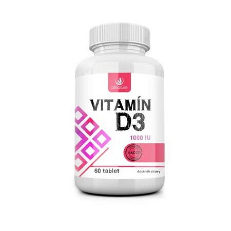 Allnature Vitamín D3 60 tbl. Allnature
