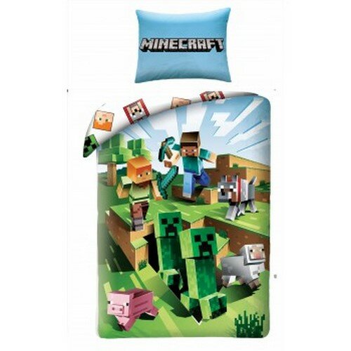 Halantex Dětské bavlněné povlečení Minecraft 129