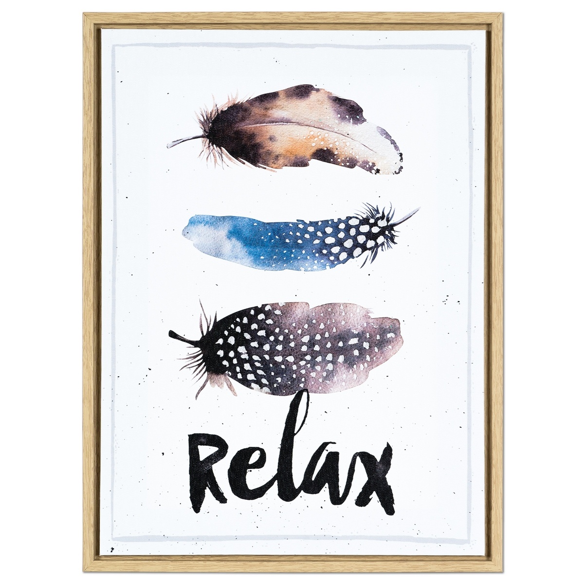 Obraz v dřevěném rámečku Relax