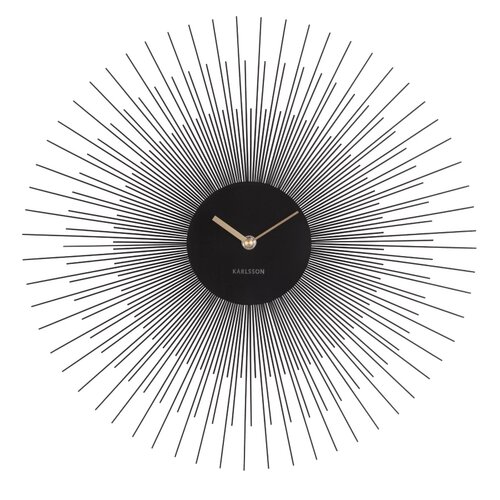 Karlsson 5817BK Designové nástěnné hodiny  pr. 45 cm Karlsson