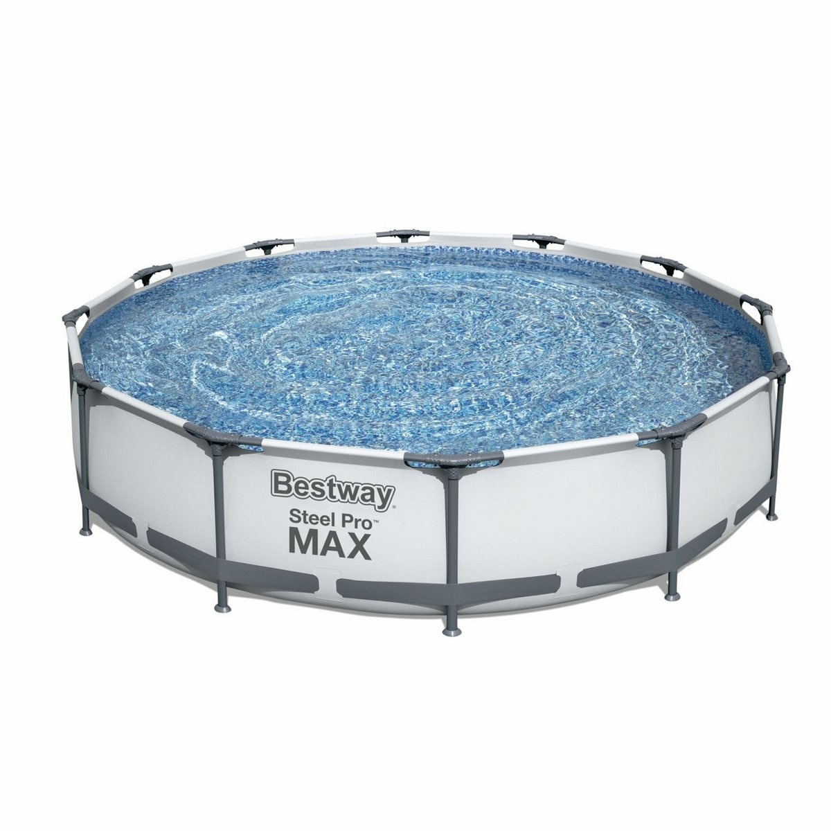 Bestway Kulatý nadzemní bazén Steel Pro MAX s kartušovou filtrací Bestway