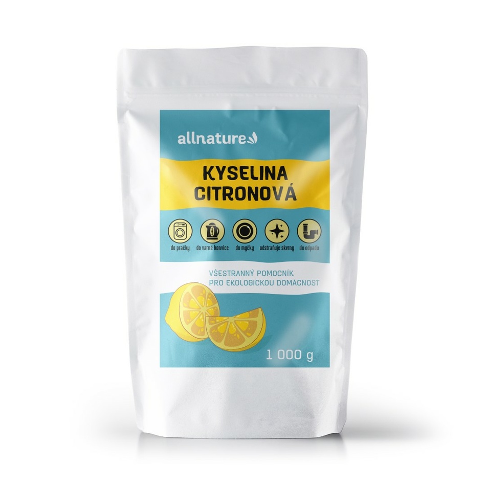 Allnature Kyselina citronová 1000 g Allnature