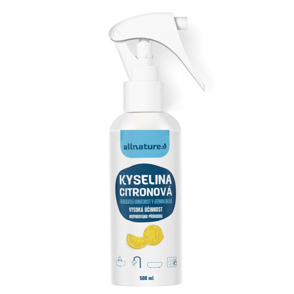 Allnature Kyselina citronová ve spreji 500 ml Allnature