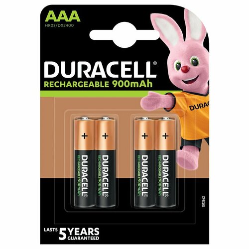 Duracell AAA-4 NiMh Accu (900mAh) STAY CHARGED Duracell