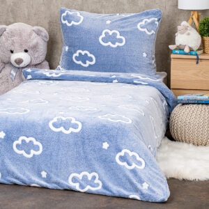 4Home Sv&iacute;tic&iacute; povlečen&iacute; mikroflanel Cloud