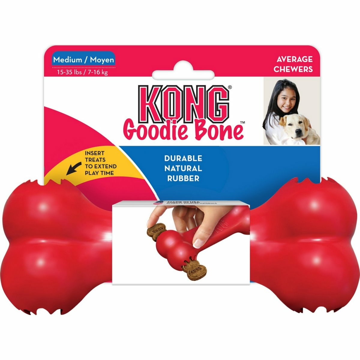 Flamingo Hračka Kong Goodie kost