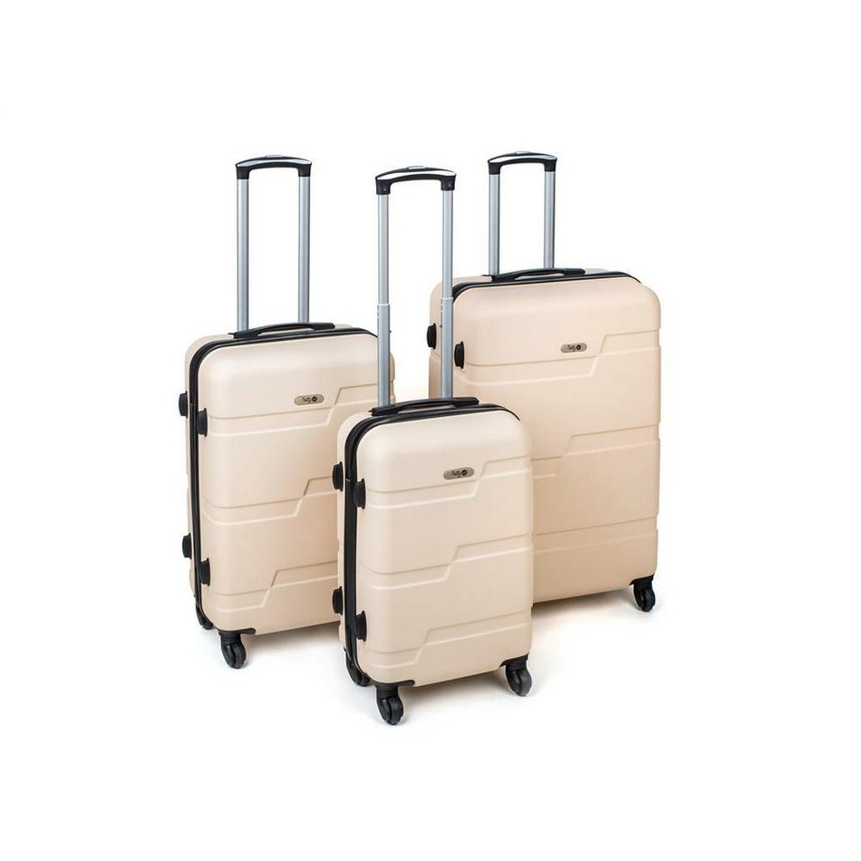 Pretty UP 3dílná sada cestovních kufrů ABS25