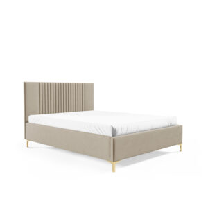 Postel PK 32 120x200 cm - zlat&eacute; nohy B&eacute;žov&aacute;