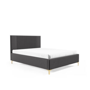 Postel PK 32 120x200 cm - zlat&eacute; nohy &Scaron;ed&aacute;