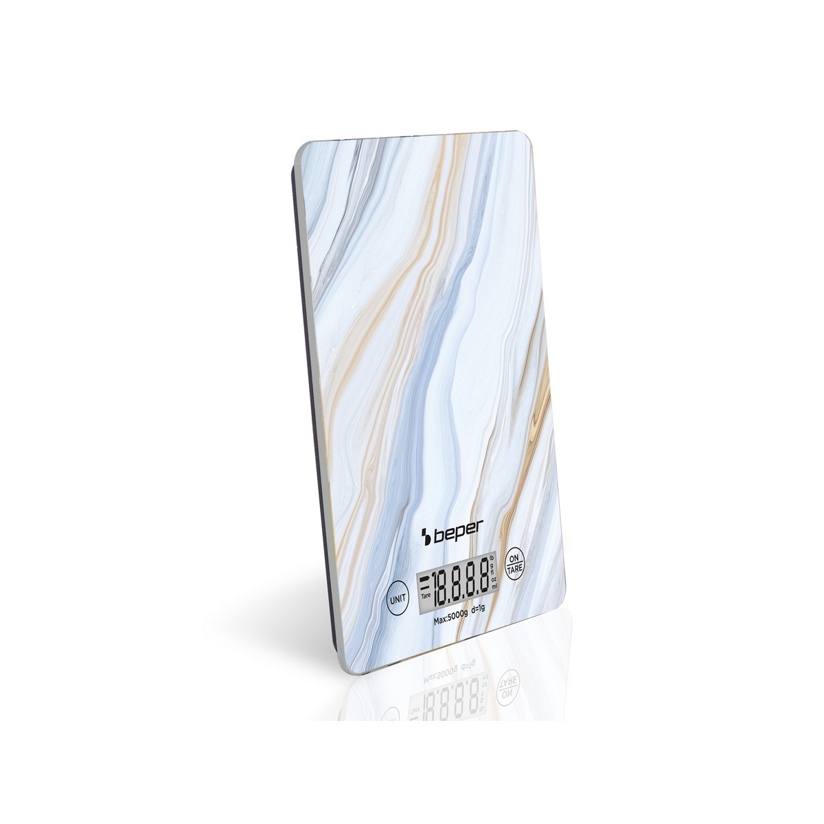 Beper P102BIL001 digitální kuchyňská váha Marble Beper