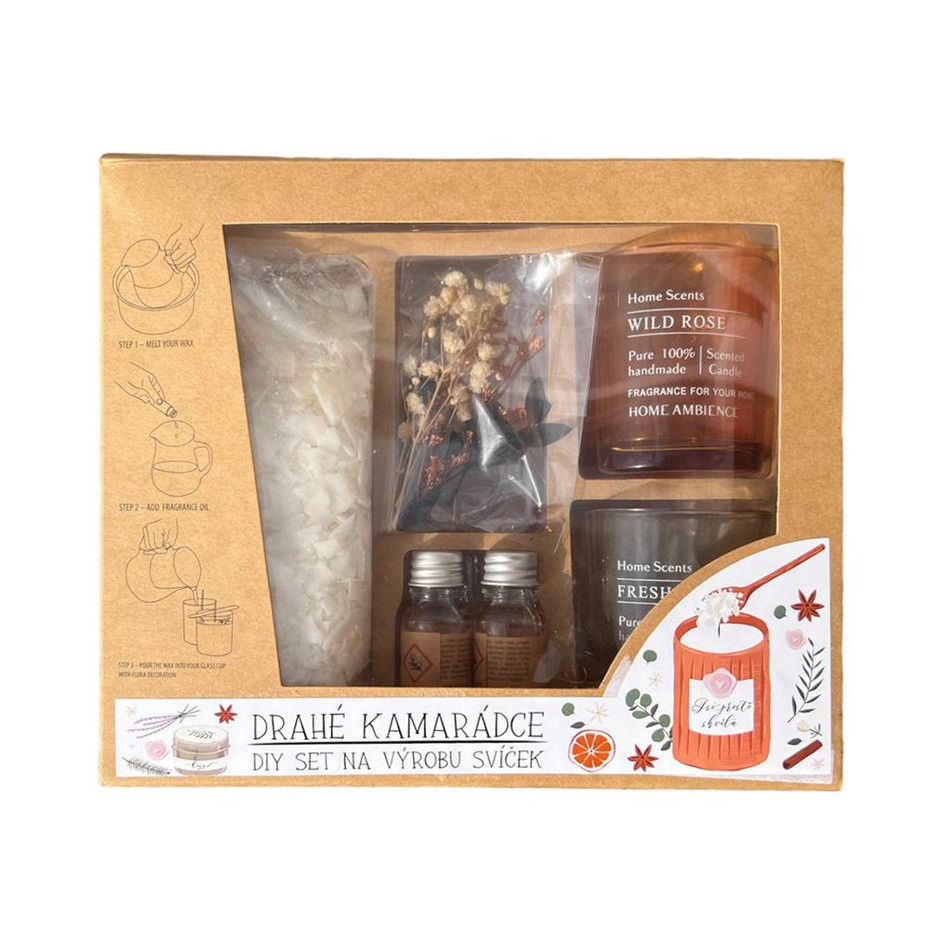 Bohemia Gifts DIY sada na výrobu svíček - Pro kamarádku Bohemia Gifts