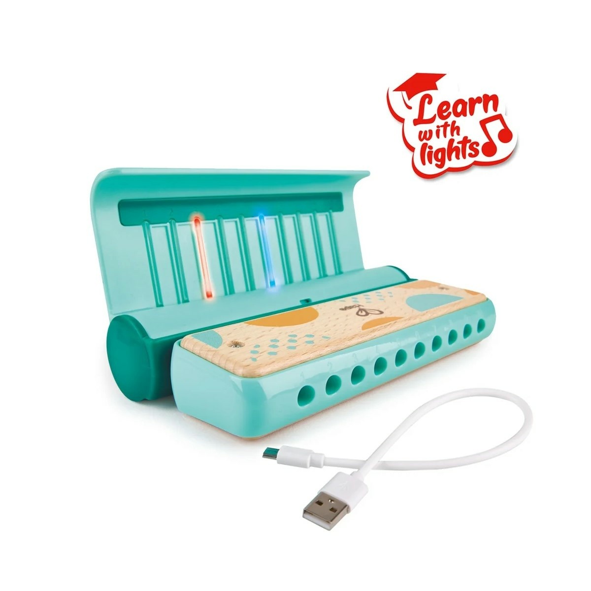 Hape Uč se pomocí světel Harmonika Hape