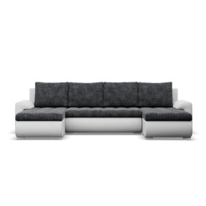 Rozkl&aacute;dac&iacute; rohov&aacute; sedac&iacute; souprava TOKIO III &Scaron;ed&aacute;/b&iacute;l&aacute; II