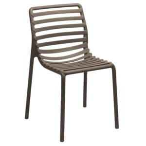 Nardi Hněd&aacute; plastov&aacute; zahradn&iacute; židle Doga