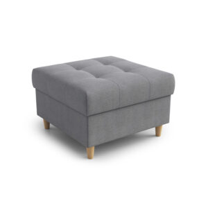 Skandin&aacute;vsk&aacute; podnožka 67x67 cm pro&scaron;&iacute;van&aacute; Světle &scaron;ed&aacute;