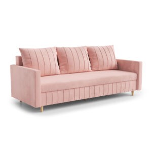 Rozkl&aacute;dac&iacute; pohovka FARO Růžov&aacute;