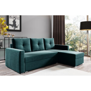 Rozkl&aacute;dac&iacute; rohov&aacute; sedac&iacute; souprava 102 AIDEN Prav&aacute; Lahvov&aacute; zelen&aacute;