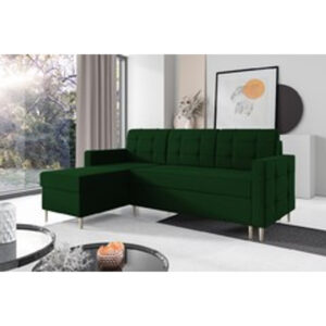 Rozkl&aacute;dac&iacute; rohov&aacute; sedac&iacute; souprava 127 DANIEL Lev&aacute; Zelen&aacute;