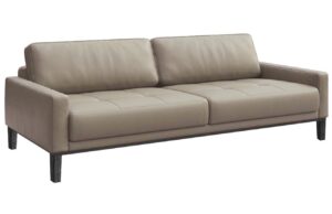 &Scaron;ed&aacute; tř&iacute;m&iacute;stn&aacute; kožen&aacute; pohovka MESONICA Musso Tufted 211 cm