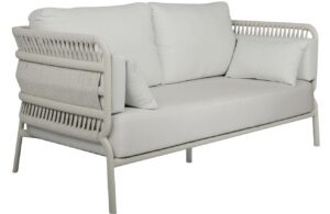 &Scaron;edob&iacute;l&aacute; l&aacute;tkov&aacute; dvoum&iacute;stn&aacute; zahradn&iacute; pohovka No.106  Mindo 180 cm