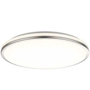 Stř&iacute;brn&eacute; plastov&eacute; stropn&iacute; světlo Halo Design Fancy 33 cm