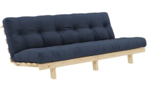 Tmavě modr&aacute; trojm&iacute;stn&aacute; rozkl&aacute;dac&iacute; pohovka Karup Design Lean 190 cm