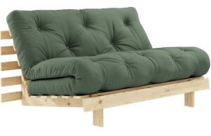 Zelen&aacute; dvoum&iacute;stn&aacute; rozkl&aacute;dac&iacute; pohovka Karup Design Roots 160 cm