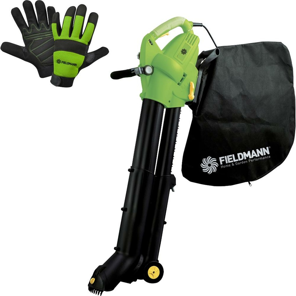 Fieldmann Sada elektrického zahradního vysavače FZF 4050-E + pracovní rukavice FZO 6011 Fieldmann