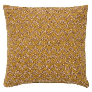 Žlut&yacute; bavlněn&yacute; povlak na pol&scaron;t&aacute;ř Kave Home Magi 45 x 45 cm