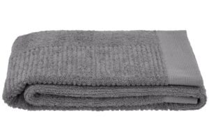 Zone Denmark Tmavě &scaron;ed&aacute; bavlněn&aacute; osu&scaron;ka Classic 70 x 140 cm