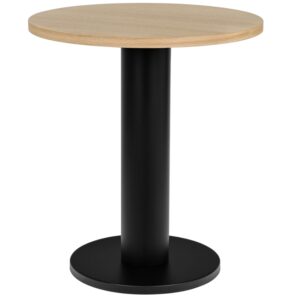 noo.ma Čern&yacute; dubov&yacute; bistro stolek Sool 65 cm