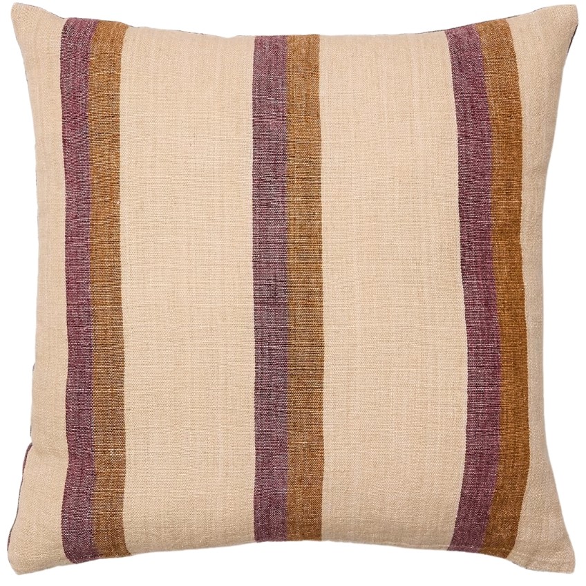 Barevný lněný povlak na polštář Kave Home Arven 45 x 45 cm