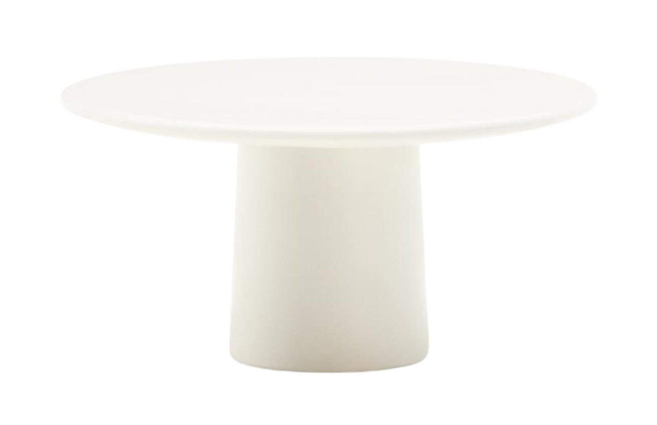 Bílý zahradní stolek Kave Home Albanella 85 cm