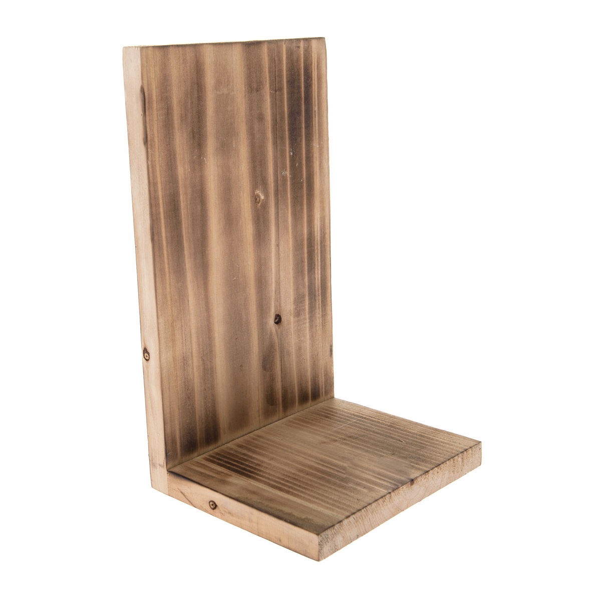 Dřevěná polička hnědá