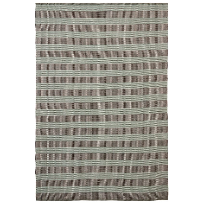Hnědo-tyrkysový zahradní koberec Kave Home Fonol 200 x 300 cm
