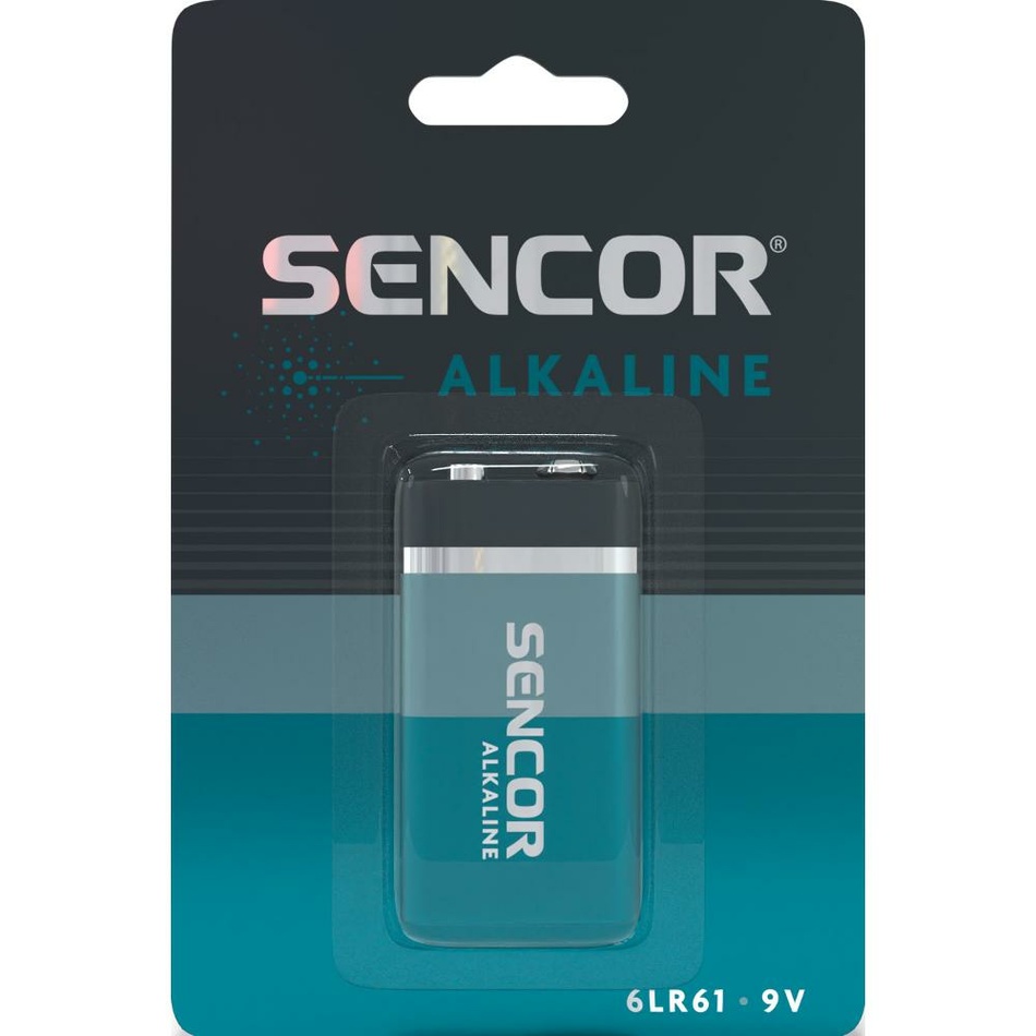 Sencor SBA 6LR61 alkalická baterie 9 V Sencor