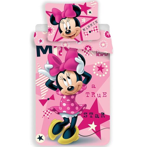 Jerry Fabrics Dětské bavlněné povlečení Minnie true star