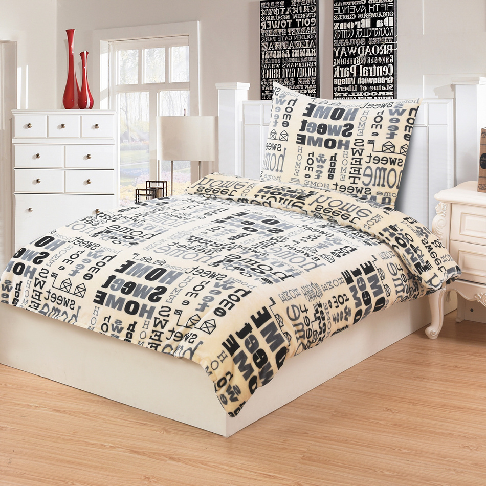 Jahu Povlečení mikroplyš Sweet Home