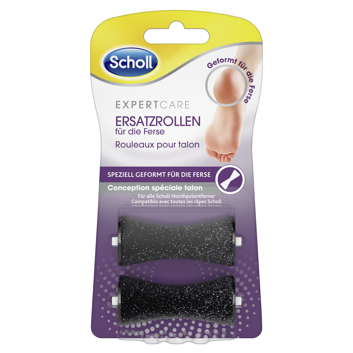 Scholl Náhradní rotační hlavice pro hladké popraskané paty Scholl
