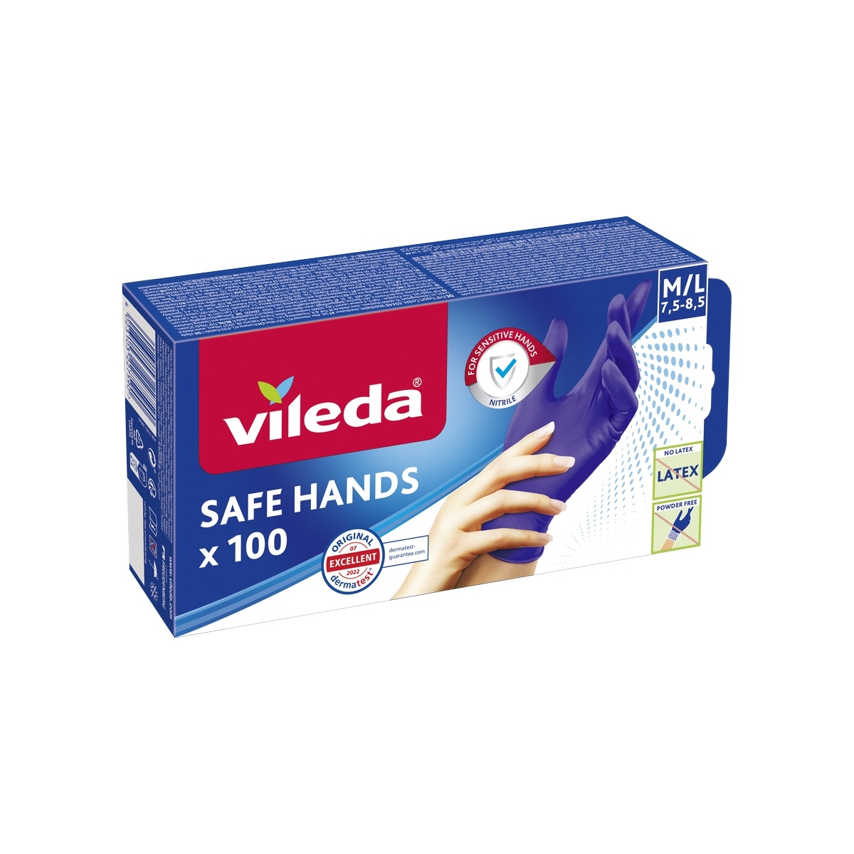 Vileda Safe Hands rukavice M/L 100ks